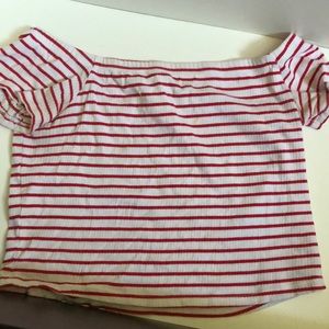 striped off the shoulder